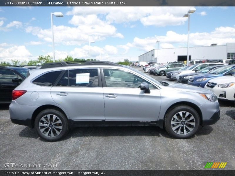 Carbide Gray Metallic / Slate Black 2017 Subaru Outback 2.5i Limited