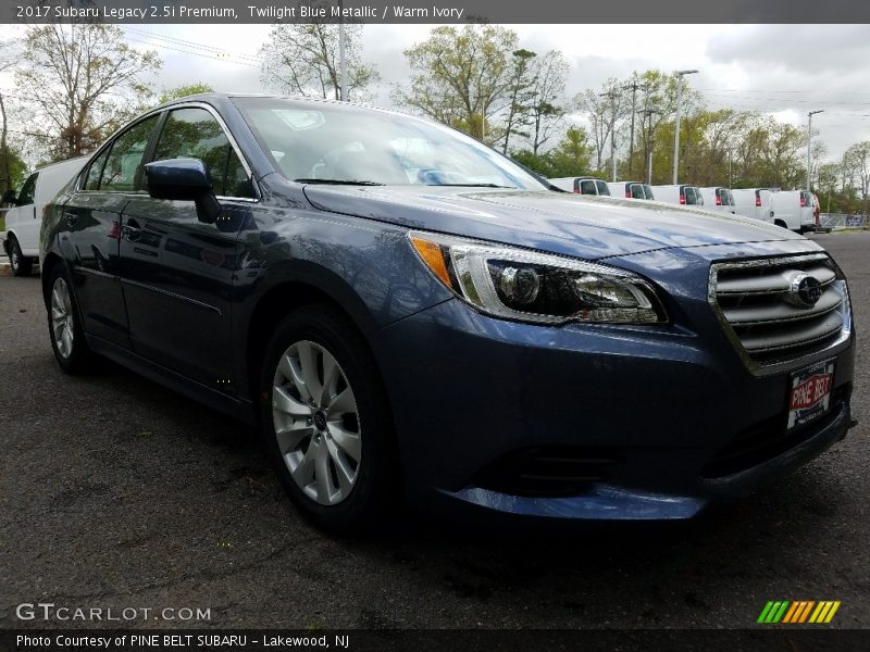 Twilight Blue Metallic / Warm Ivory 2017 Subaru Legacy 2.5i Premium