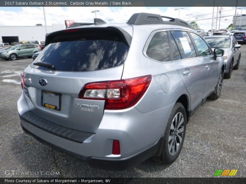 Carbide Gray Metallic / Slate Black 2017 Subaru Outback 2.5i Limited