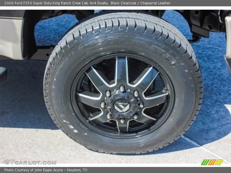 Black Clearcoat / Chaparral Leather 2009 Ford F350 Super Duty King Ranch Crew Cab 4x4 Dually