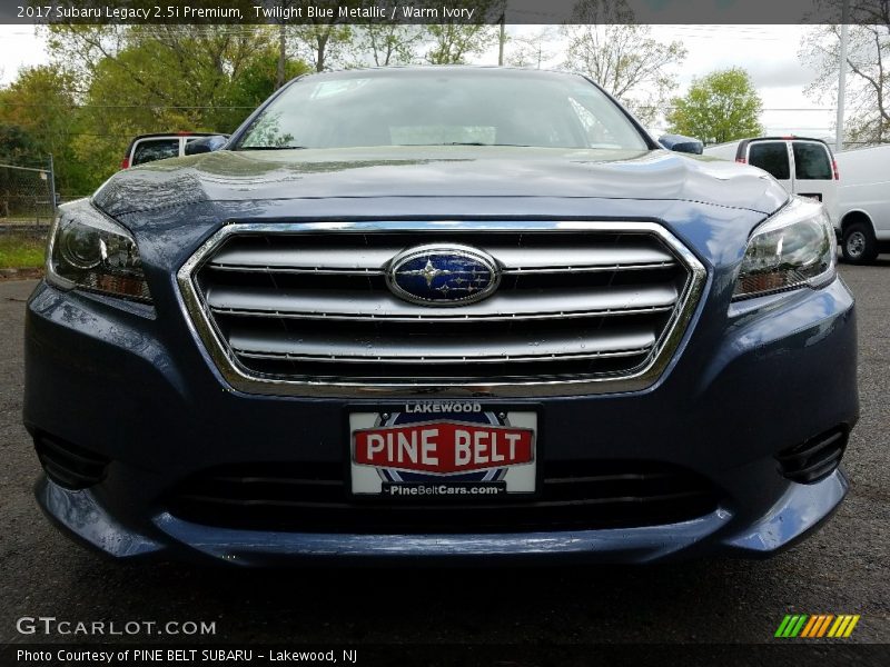 Twilight Blue Metallic / Warm Ivory 2017 Subaru Legacy 2.5i Premium