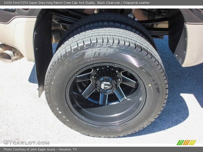 Black Clearcoat / Chaparral Leather 2009 Ford F350 Super Duty King Ranch Crew Cab 4x4 Dually