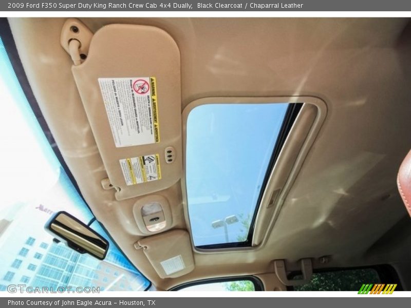 Black Clearcoat / Chaparral Leather 2009 Ford F350 Super Duty King Ranch Crew Cab 4x4 Dually