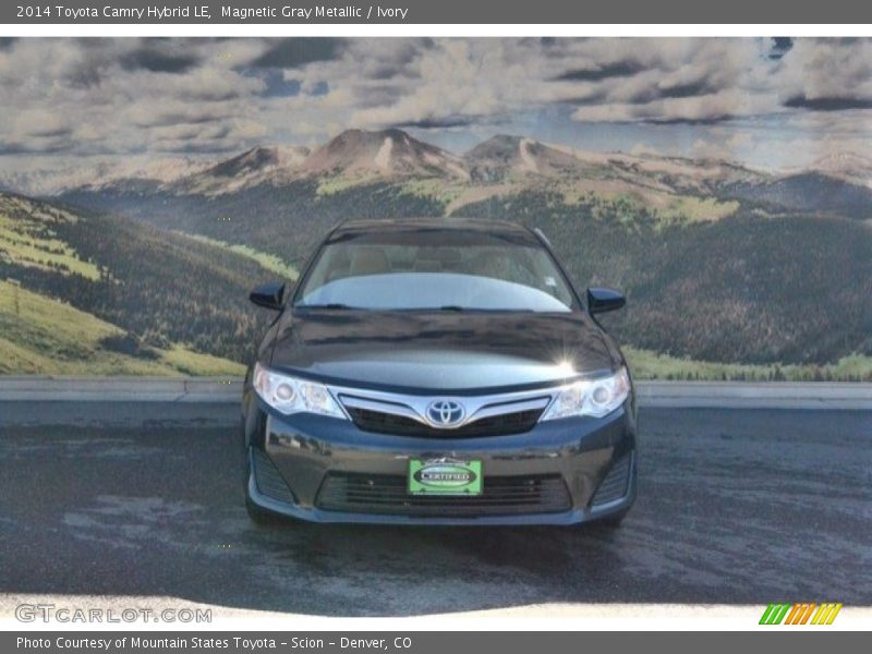 Magnetic Gray Metallic / Ivory 2014 Toyota Camry Hybrid LE