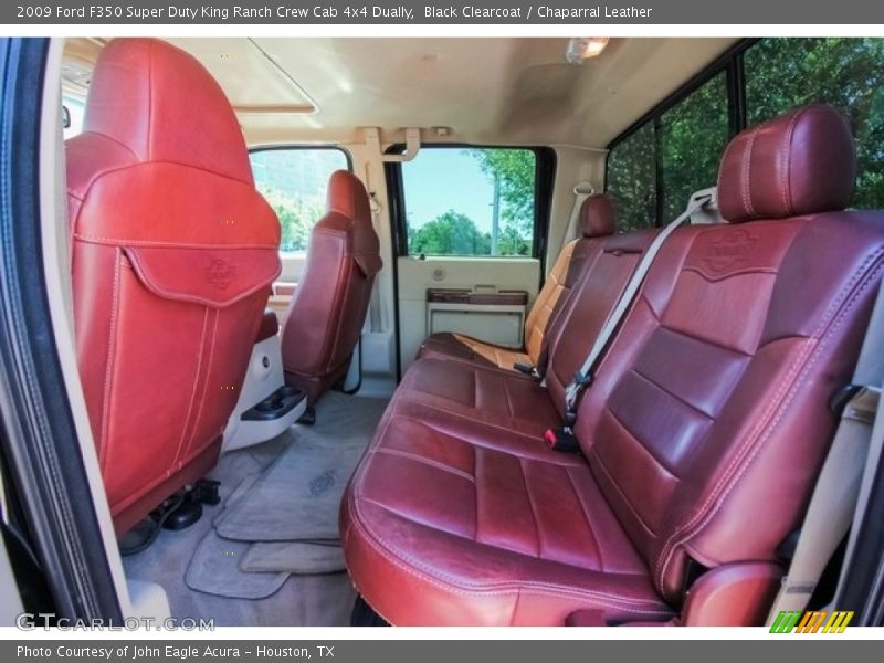 Black Clearcoat / Chaparral Leather 2009 Ford F350 Super Duty King Ranch Crew Cab 4x4 Dually