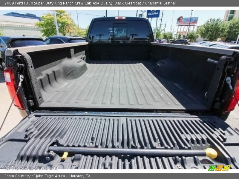 Black Clearcoat / Chaparral Leather 2009 Ford F350 Super Duty King Ranch Crew Cab 4x4 Dually