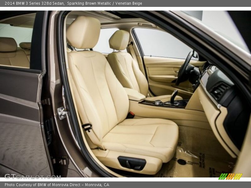 Sparkling Brown Metallic / Venetian Beige 2014 BMW 3 Series 328d Sedan