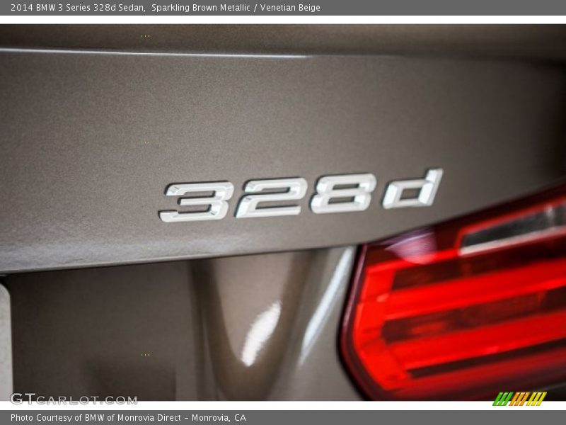 Sparkling Brown Metallic / Venetian Beige 2014 BMW 3 Series 328d Sedan