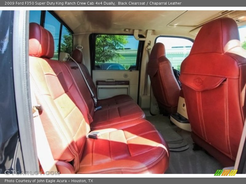 Black Clearcoat / Chaparral Leather 2009 Ford F350 Super Duty King Ranch Crew Cab 4x4 Dually