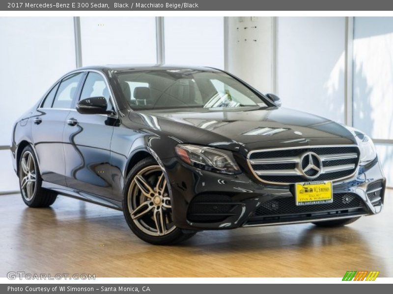 Black / Macchiato Beige/Black 2017 Mercedes-Benz E 300 Sedan