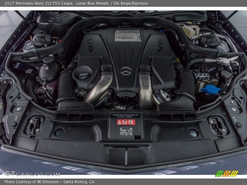  2017 CLS 550 Coupe Engine - 4.7 Liter DI biturbo DOHC 32-Valve VVT V8
