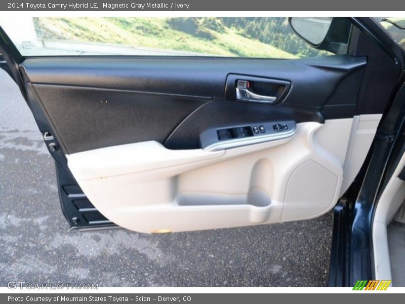 Magnetic Gray Metallic / Ivory 2014 Toyota Camry Hybrid LE