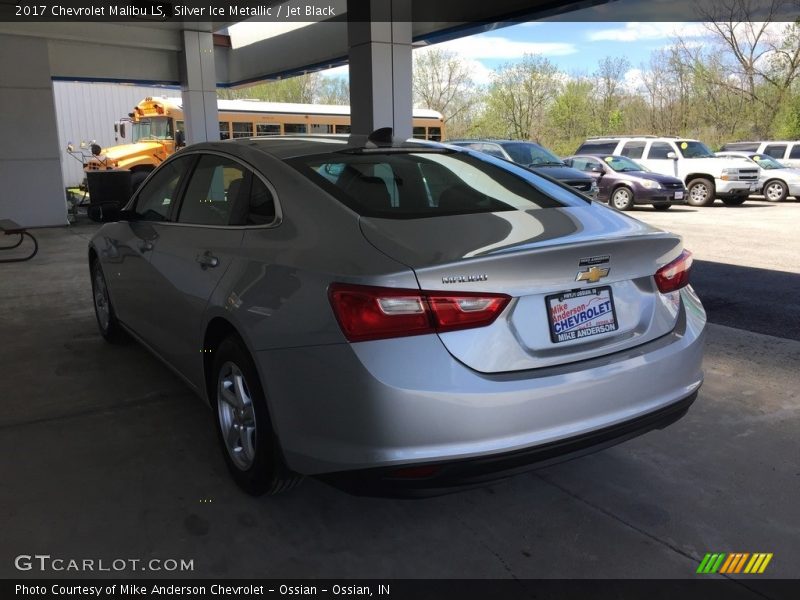 Silver Ice Metallic / Jet Black 2017 Chevrolet Malibu LS