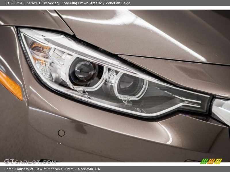 Sparkling Brown Metallic / Venetian Beige 2014 BMW 3 Series 328d Sedan
