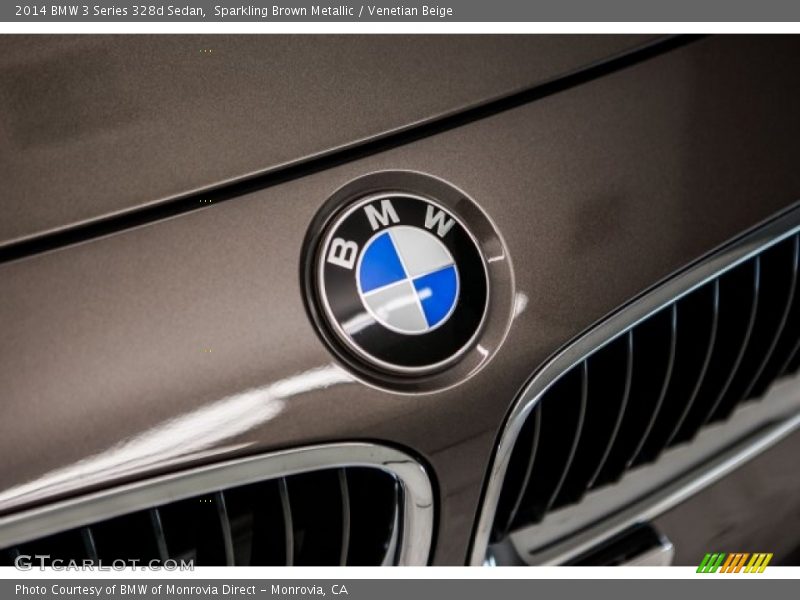 Sparkling Brown Metallic / Venetian Beige 2014 BMW 3 Series 328d Sedan