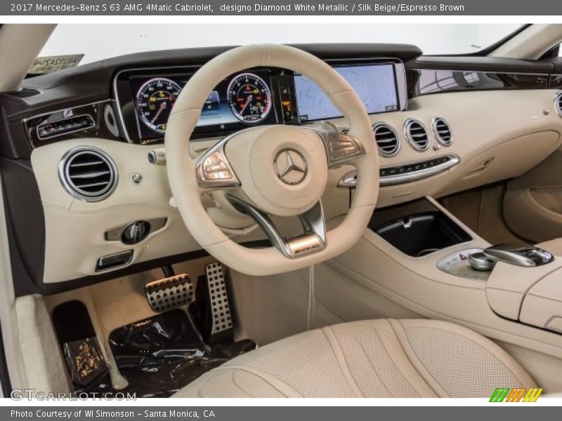 Dashboard of 2017 S 63 AMG 4Matic Cabriolet