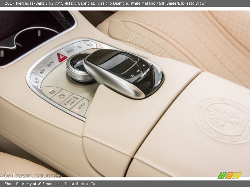 Controls of 2017 S 63 AMG 4Matic Cabriolet