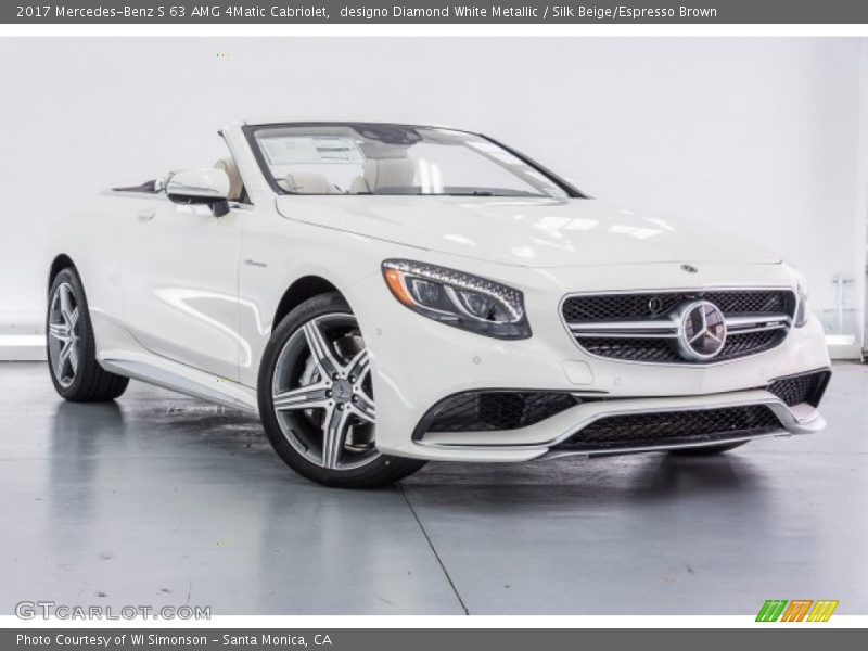 Front 3/4 View of 2017 S 63 AMG 4Matic Cabriolet