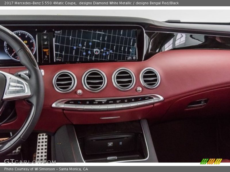 Controls of 2017 S 550 4Matic Coupe