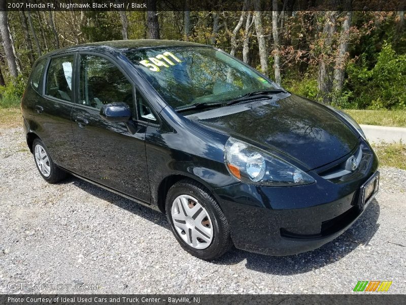 Nighthawk Black Pearl / Black 2007 Honda Fit