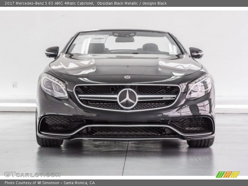 Obsidian Black Metallic / designo Black 2017 Mercedes-Benz S 63 AMG 4Matic Cabriolet