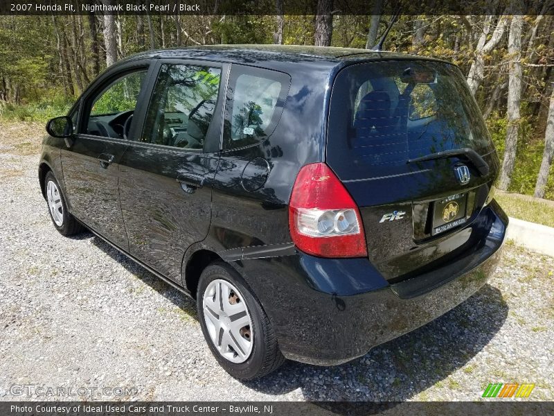 Nighthawk Black Pearl / Black 2007 Honda Fit