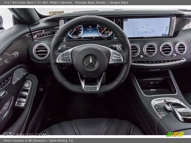 Obsidian Black Metallic / designo Black 2017 Mercedes-Benz S 63 AMG 4Matic Cabriolet