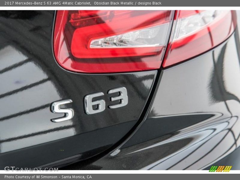 Obsidian Black Metallic / designo Black 2017 Mercedes-Benz S 63 AMG 4Matic Cabriolet
