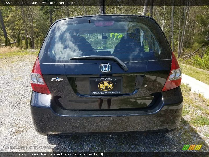 Nighthawk Black Pearl / Black 2007 Honda Fit