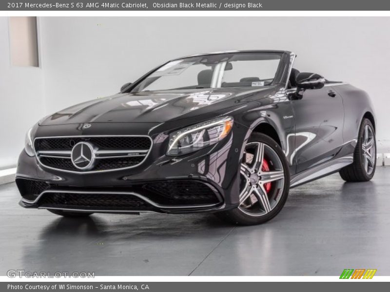 Obsidian Black Metallic / designo Black 2017 Mercedes-Benz S 63 AMG 4Matic Cabriolet