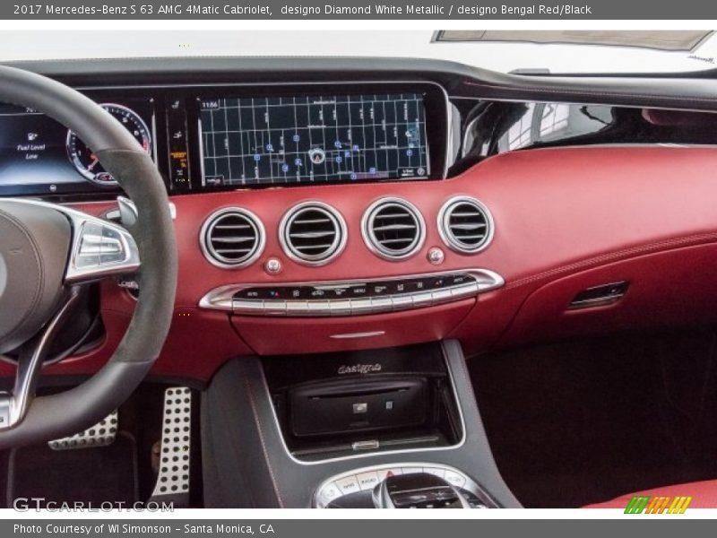 Navigation of 2017 S 63 AMG 4Matic Cabriolet