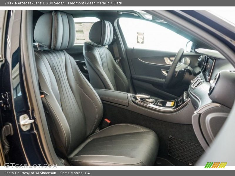Piedmont Green Metallic / Black 2017 Mercedes-Benz E 300 Sedan