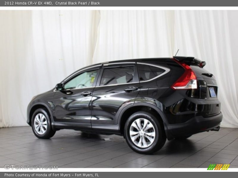 Crystal Black Pearl / Black 2012 Honda CR-V EX 4WD