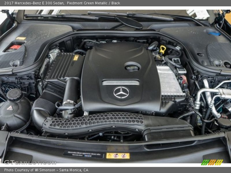 Piedmont Green Metallic / Black 2017 Mercedes-Benz E 300 Sedan