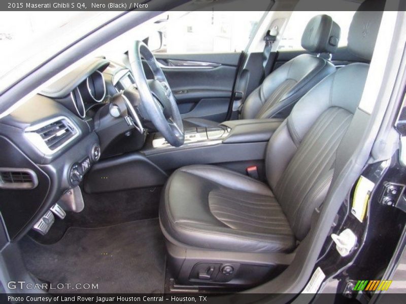 Nero (Black) / Nero 2015 Maserati Ghibli S Q4