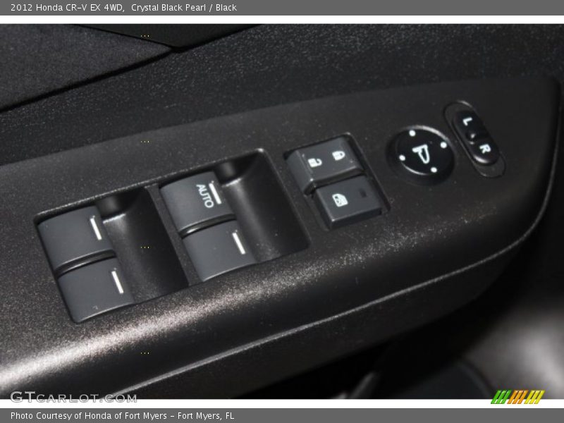 Crystal Black Pearl / Black 2012 Honda CR-V EX 4WD