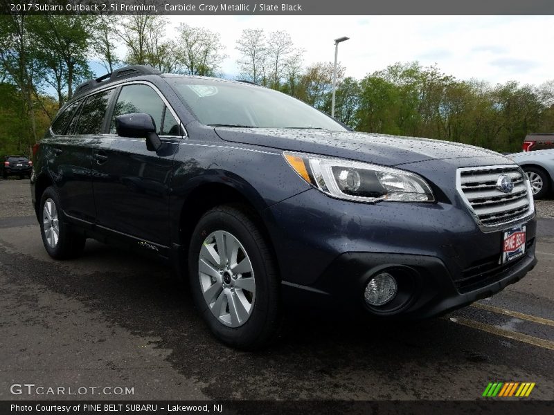 Carbide Gray Metallic / Slate Black 2017 Subaru Outback 2.5i Premium