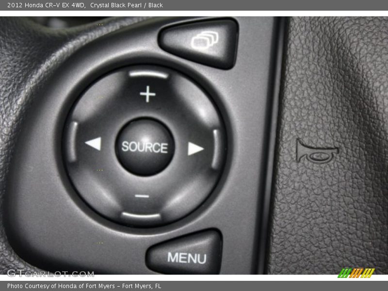 Crystal Black Pearl / Black 2012 Honda CR-V EX 4WD