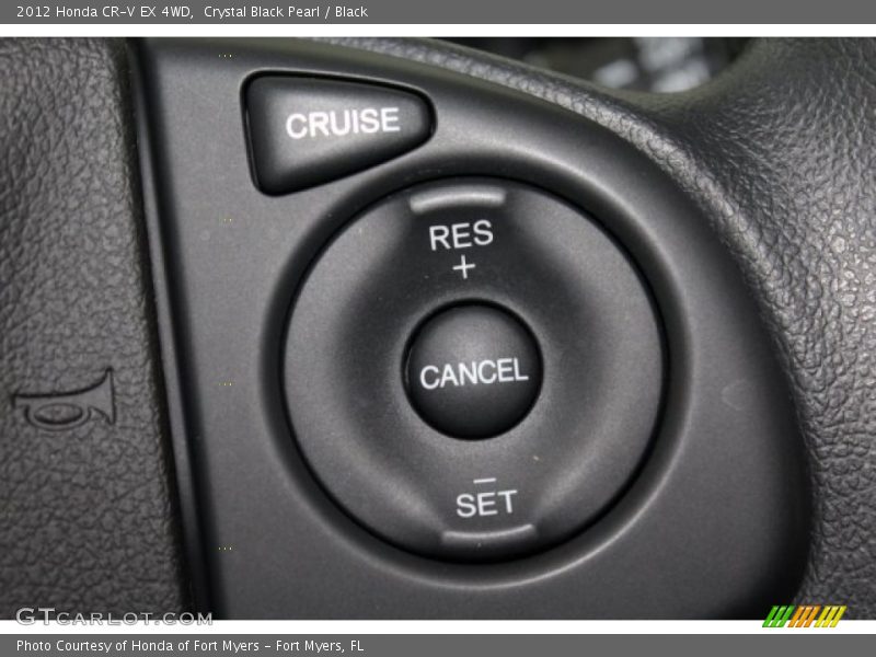 Crystal Black Pearl / Black 2012 Honda CR-V EX 4WD