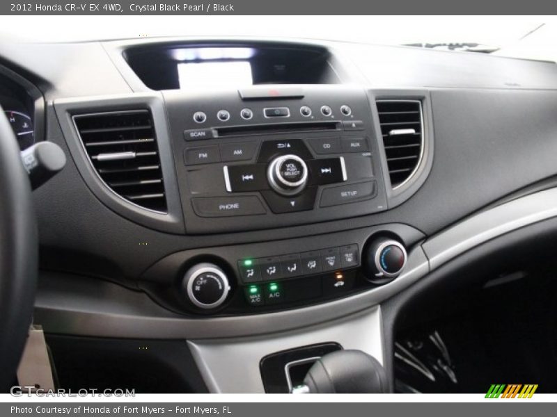 Crystal Black Pearl / Black 2012 Honda CR-V EX 4WD