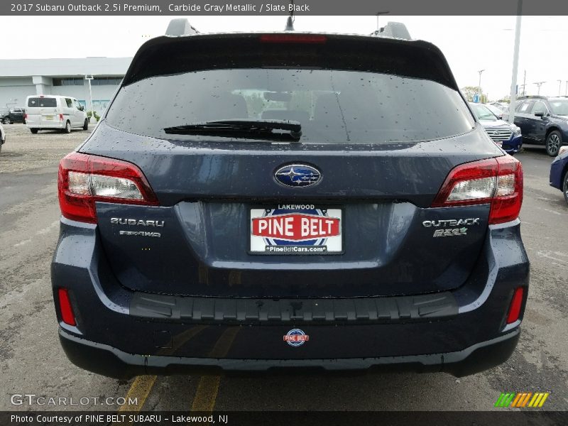 Carbide Gray Metallic / Slate Black 2017 Subaru Outback 2.5i Premium