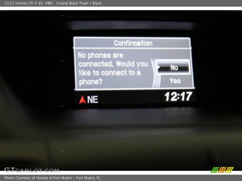 Crystal Black Pearl / Black 2012 Honda CR-V EX 4WD