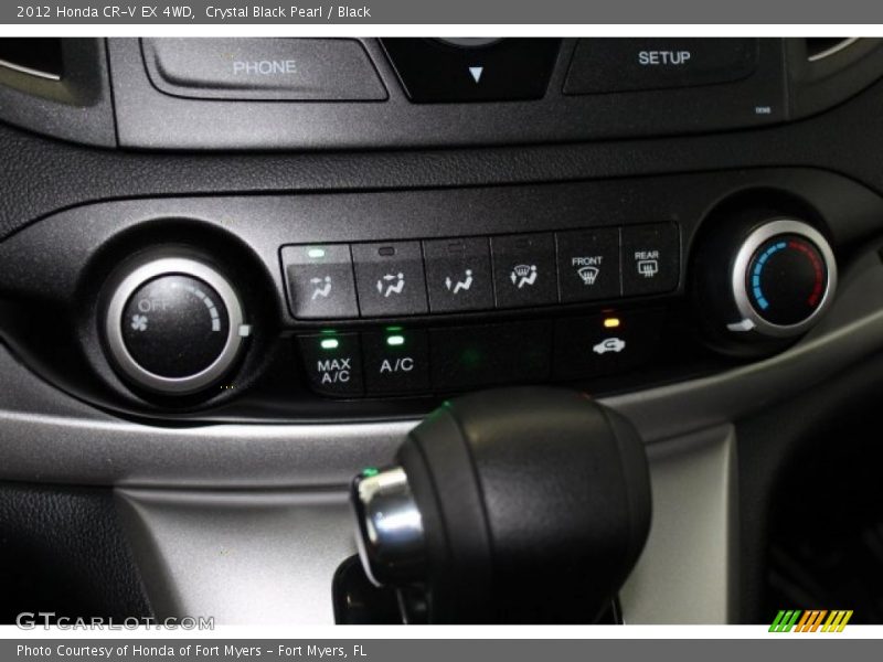Crystal Black Pearl / Black 2012 Honda CR-V EX 4WD