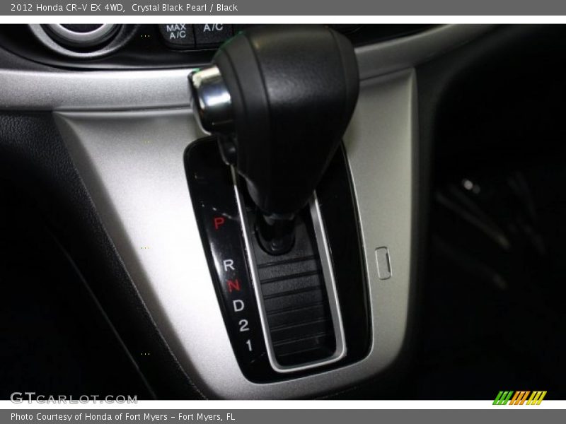 Crystal Black Pearl / Black 2012 Honda CR-V EX 4WD