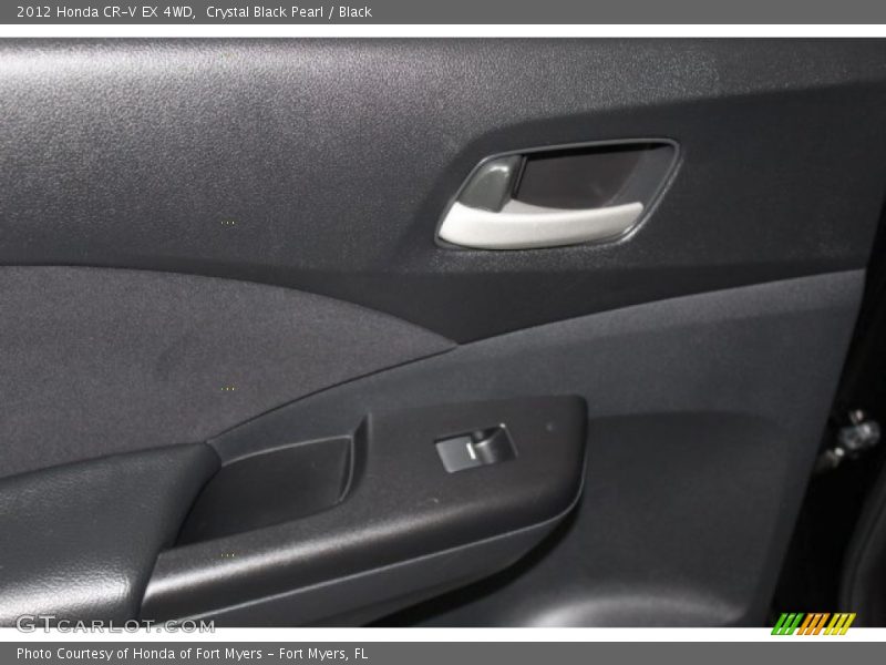 Crystal Black Pearl / Black 2012 Honda CR-V EX 4WD