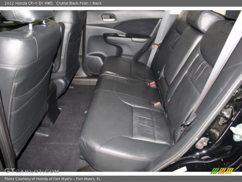 Crystal Black Pearl / Black 2012 Honda CR-V EX 4WD