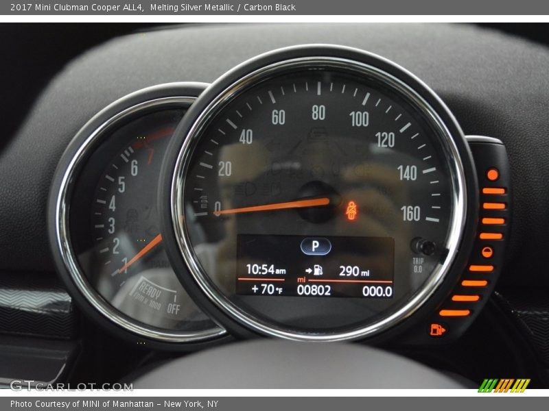 Melting Silver Metallic / Carbon Black 2017 Mini Clubman Cooper ALL4