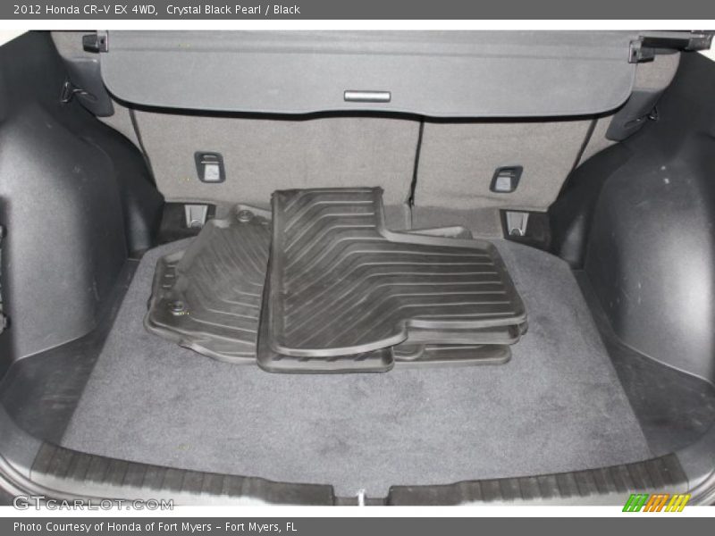 Crystal Black Pearl / Black 2012 Honda CR-V EX 4WD