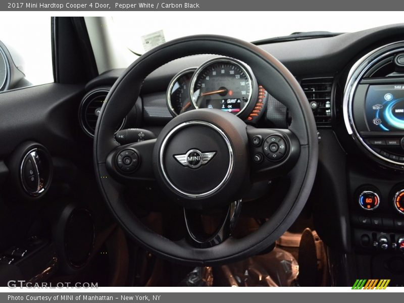Pepper White / Carbon Black 2017 Mini Hardtop Cooper 4 Door