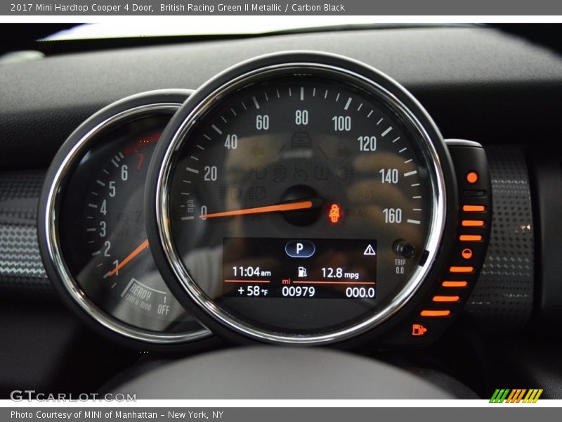 British Racing Green II Metallic / Carbon Black 2017 Mini Hardtop Cooper 4 Door